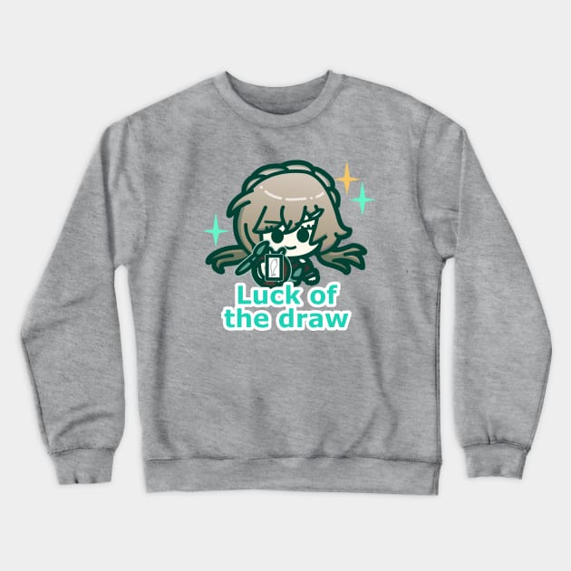 qingque | (fan-art by smoomaru) Sticker Crewneck Sweatshirt by smoomaru